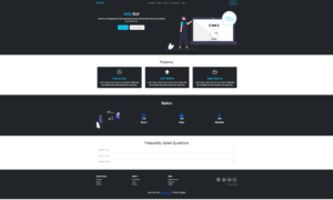 Discord Bots Website Template - freecodes.cloud